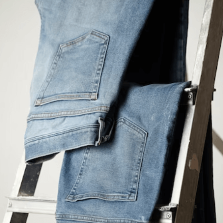 roofing pants made of denim