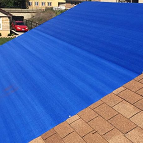 how to tarp a roof 1 1